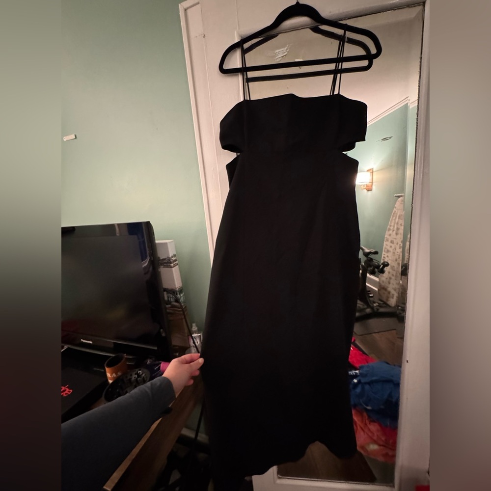 NWT Massimo Dutti black gown